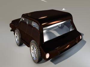 car 3d game style five 3D मॉडल