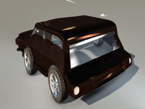 style de jeu de voiture 3D cinq Modèle 3D