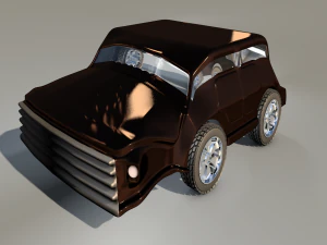 style de jeu de voiture 3D cinq Modèle 3D