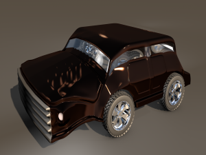 car 3d game style five 3D मॉडल