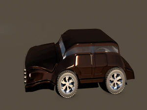 style de jeu de voiture 3D cinq Modèle 3D