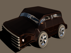 car 3d game style five 3D मॉडल