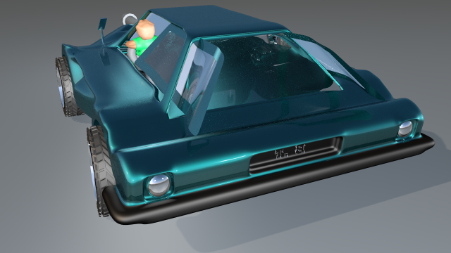 3d game car model style six 3D Model .c4d .max .obj .3ds .fbx .stl .blend 