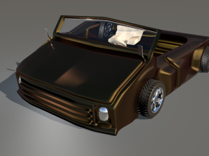 game car style seven 3D 모델