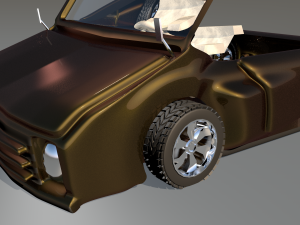 game car style seven 3D 모델