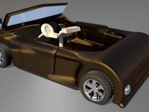 game car style seven 3D 모델
