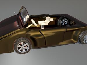 game car style seven 3D 모델