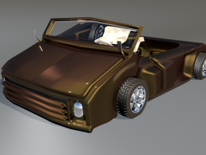game car style seven 3D 모델