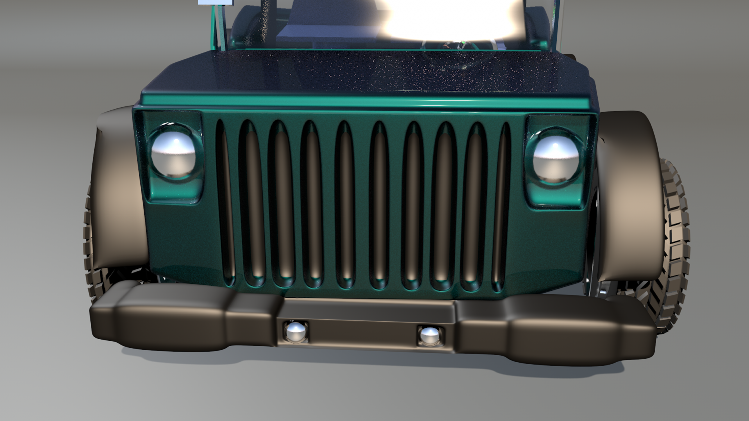 jeep wrangler for 3d game 3D Модель in Внедорожник 3DExport