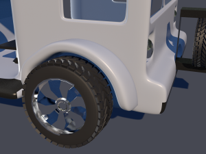 wrangler jeep 3d low-poly model 3D Model