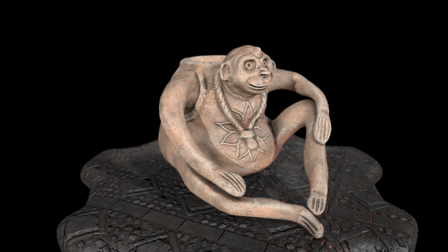 aztec mug 3D Print Model .c4d .max .obj .3ds .fbx .stl .blend 