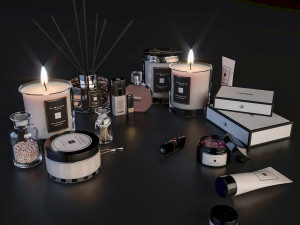 decorative cosmetics set 3D Модель
