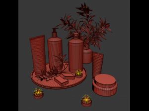 yves rocher cosmetics set 3D Model
