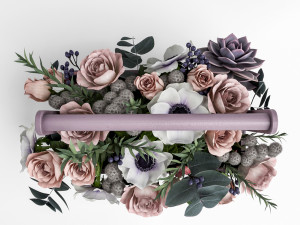 flowers in box 3D Model