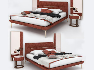 bed ulivi amelie 3D 모델