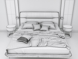 bed ulivi amelie 3Dモデル