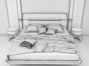 bed ulivi amelie 3D Model