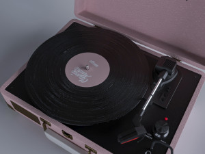 crosley vinyl player 3D मॉडल