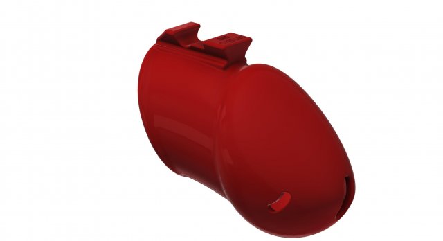 khd q4he chastity tube length 095mm circumference 125mm 3D प्रिंट मॉडल .c4d .max .obj .3ds .fbx .stl .blend