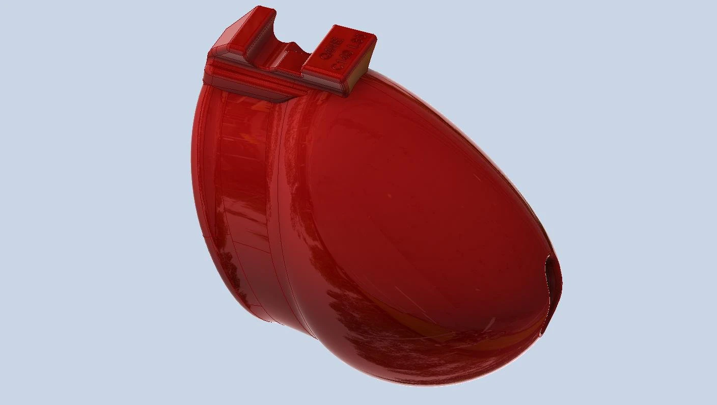 khd q4he chastity tube length 085mm circumference 125mm 3D Print Model .c4d .max .obj .3ds .fbx .stl .blend 