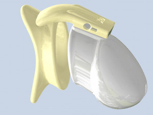 khd q4he chastity tube length 085mm circumference 125mm 3D-printmodel