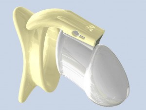 khd q4he chastity tube length 085mm circumference 100mm 3D प्रिंट मॉडल