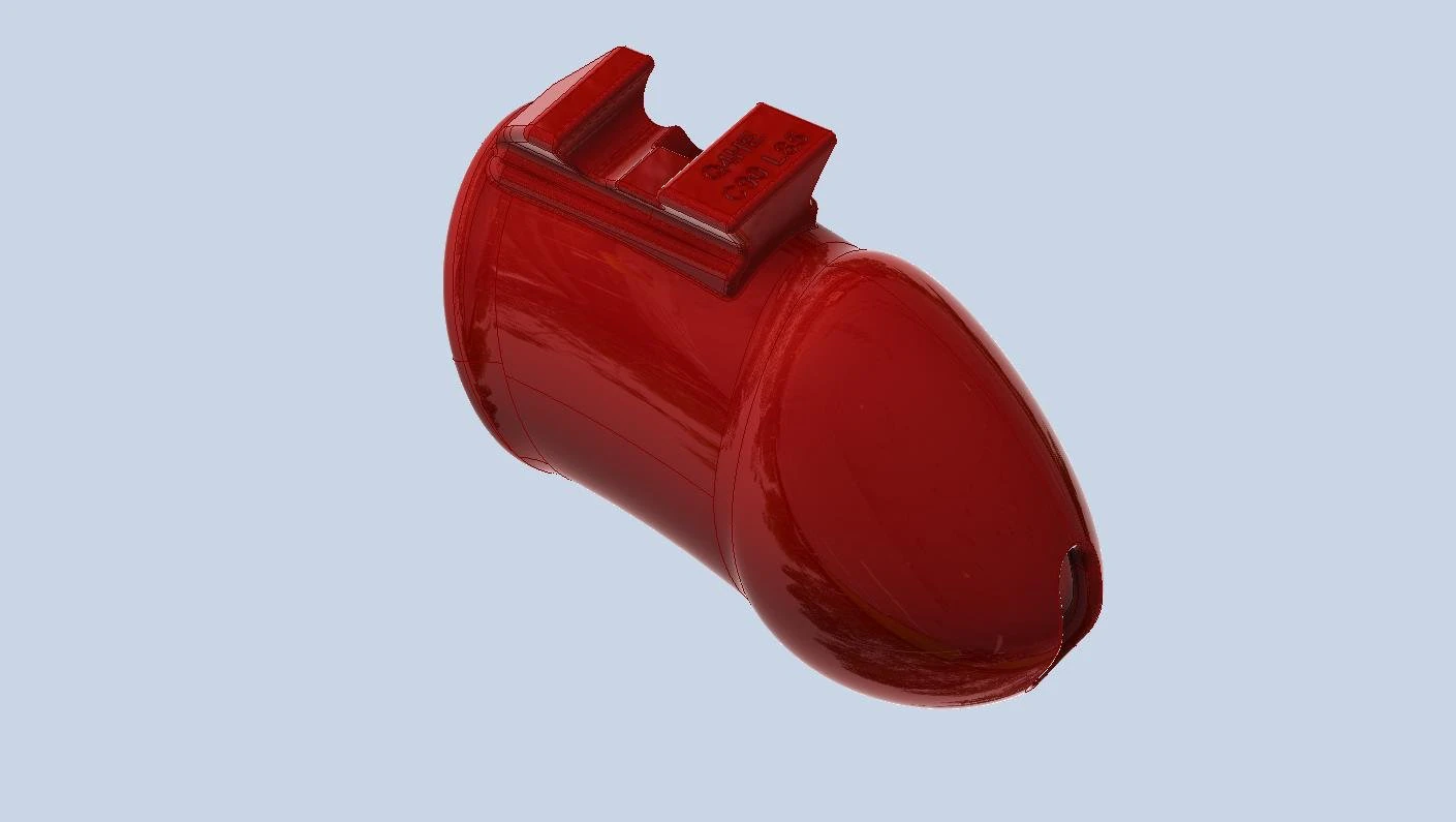 khd q4he chastity tube length 085mm circumference 090mm 3D Print Model .c4d .max .obj .3ds .fbx .stl .blend 