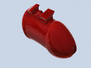 khd q4he chastity tube length 085mm circumference 090mm 3D Print Model
