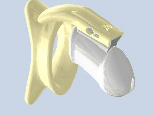 khd q4he chastity tube length 075mm circumference 070mm 3D 打印模型