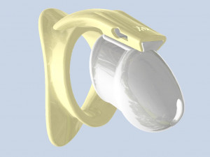 khd q4he chastity tube length 075mm circumference 100mm 3D Print Model
