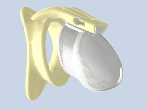 khd q4he chastity tube length 075mm circumference 110mm 3D Baskı Modeli