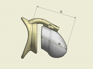 khd q4he chastity tube length 075mm circumference 110mm 3D Baskı Modeli