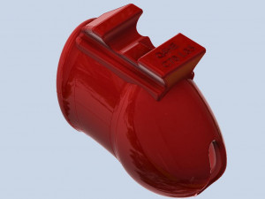 khd q4he chastity tube length 065mm circumference 070mm 3D Print Model