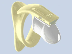 khd q4he chastity tube length 065mm circumference 070mm 3D Print Model