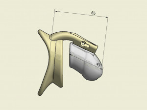 khd q4he chastity tube length 065mm circumference 070mm 3D-printmodel