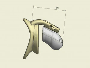 khd q4he chastity tube length 065mm circumference 070mm 3D Print Model