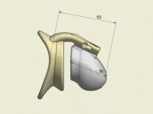 khd q4he chastity tube length 065mm circumference 100mm Model Cetak 3D