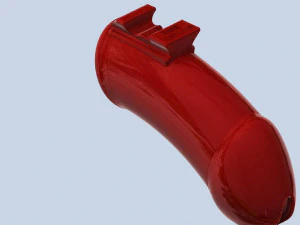 khd q4he tubo di castit&agrave; lunghezza 110 mm circonferenza 080 mm Modello di stampa 3D
