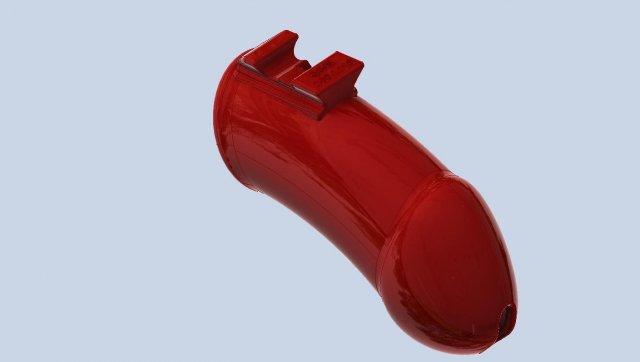 khd q4he chastity tube length 110mm circumference 090mm 3D 프린트 모델 .c4d .max .obj .3ds .fbx .stl .blend 