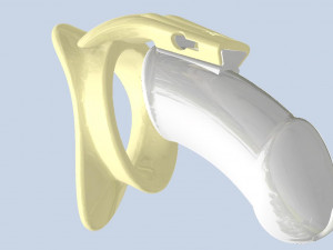 khd q4he chastity tube length 110mm circumference 090mm 3D 프린트 모델