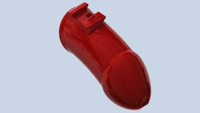khd q4he chastity tube length 110mm circumference 100mm 3D प्रिंट मॉडल .c4d .max .obj .3ds .fbx .stl .blend 