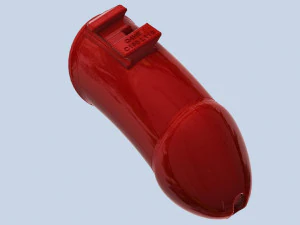 khd q4he tubo di castit&agrave; lunghezza 110 mm circonferenza 100 mm Modello di stampa 3D