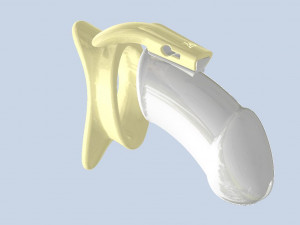 khd q4he chastity tube length 110mm circumference 100mm 3D प्रिंट मॉडल