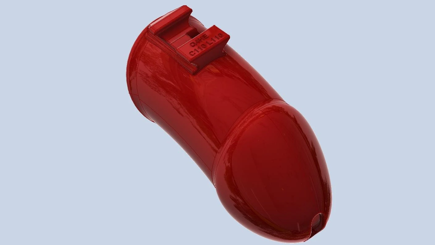 khd q4he chastity tube length 110mm circumference 110mm 3D Print Model .c4d .max .obj .3ds .fbx .stl .blend