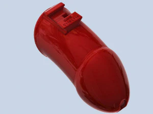 khd q4he 순결 튜브 길이 110mm 둘레 110mm 3D 프린트 모델