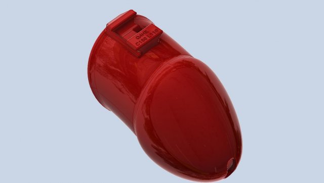 khd q4he chastity tube length 110mm circumference 150mm 3D प्रिंट मॉडल .c4d .max .obj .3ds .fbx .stl .blend 
