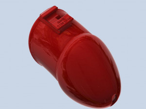 khd q4he chastity tube length 110mm circumference 150mm 3D प्रिंट मॉडल