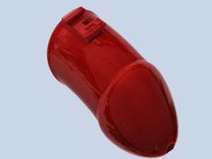 khd q4he chastity tube length 125mm circumference 150mm 3D Print Model