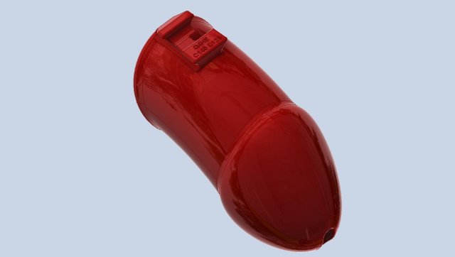 khd q4he chastity tube length 125mm circumference 140mm 3D 打印模型 .c4d .max .obj .3ds .fbx .stl .blend 