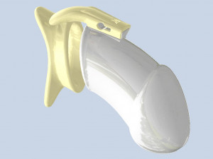 khd q4he chastity tube length 125mm circumference 140mm 3D 打印模型